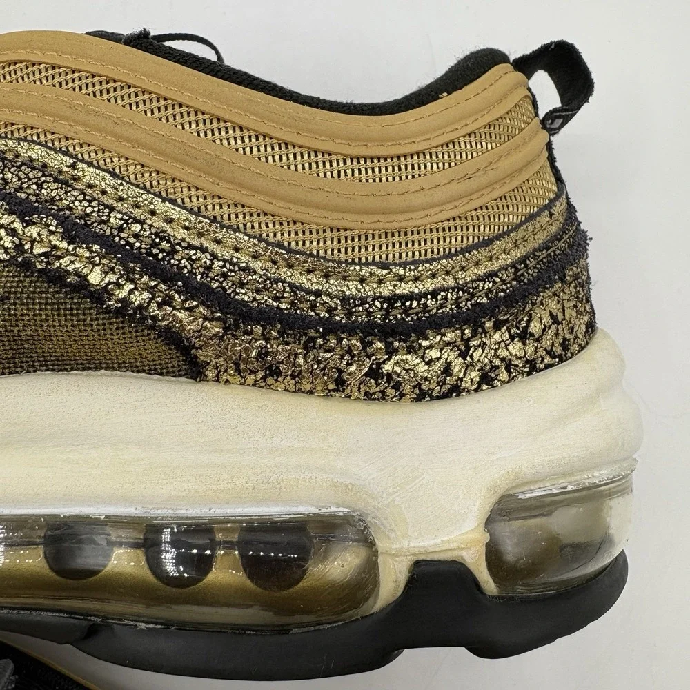 Nike Sneakers Women's GoldAir Max 97 'Cracked Gold' | DO5881 700 2021 Size W‎ 8
